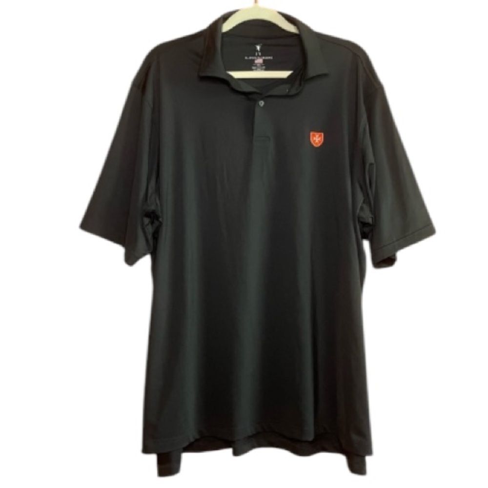 NEW Fairway and Greene Black Golf Polo Size XXL